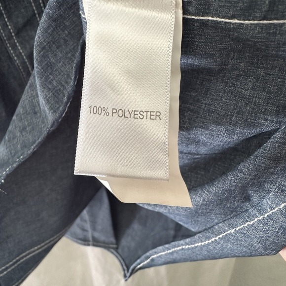 Alaskan Hardgear Shirt‎ Mens L Blue Button Up Performance Stretch Casual - Picture 3 of 9